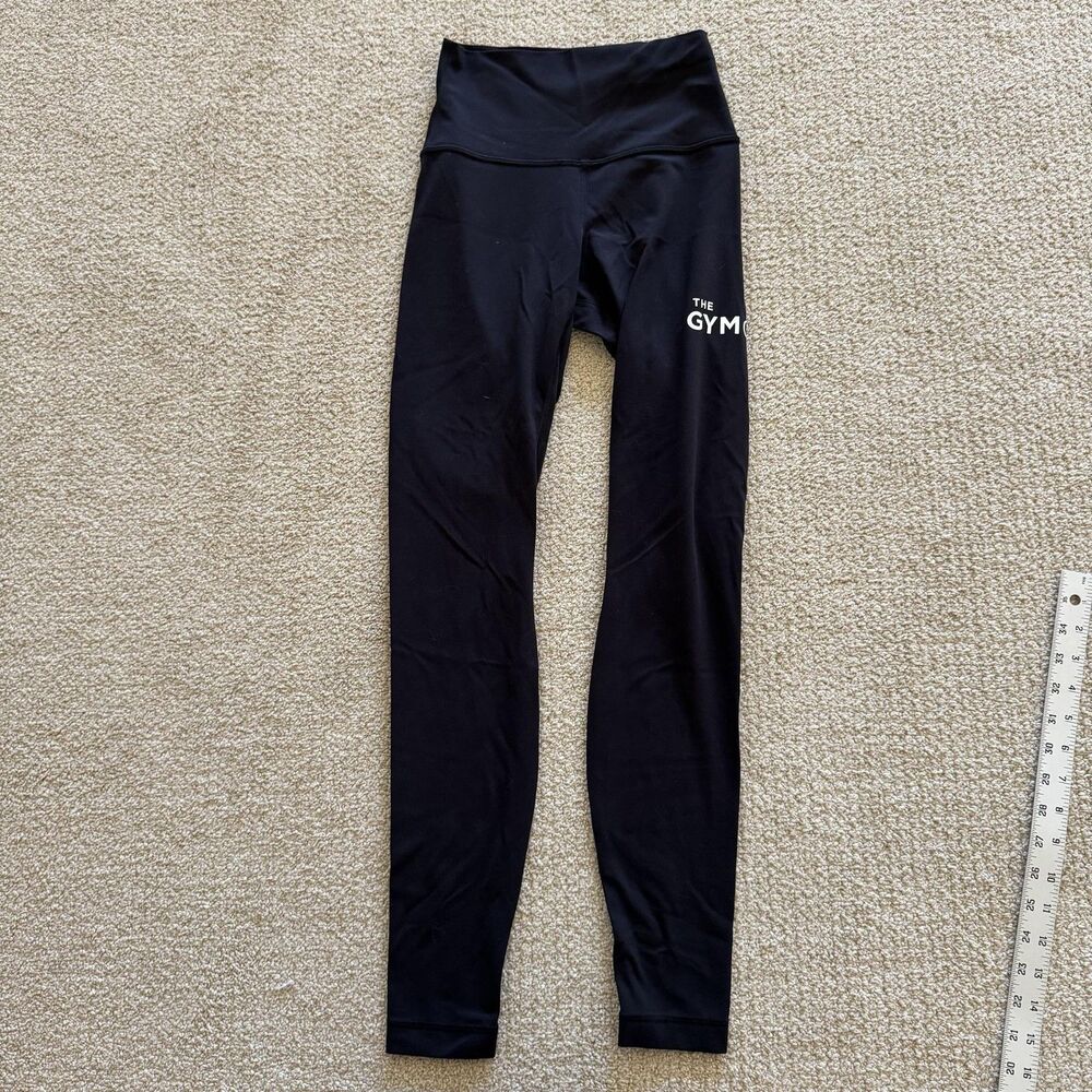 Lululemon Leggings Womens 4 Black High Rise Ankle The Gym Class Yoga Knit